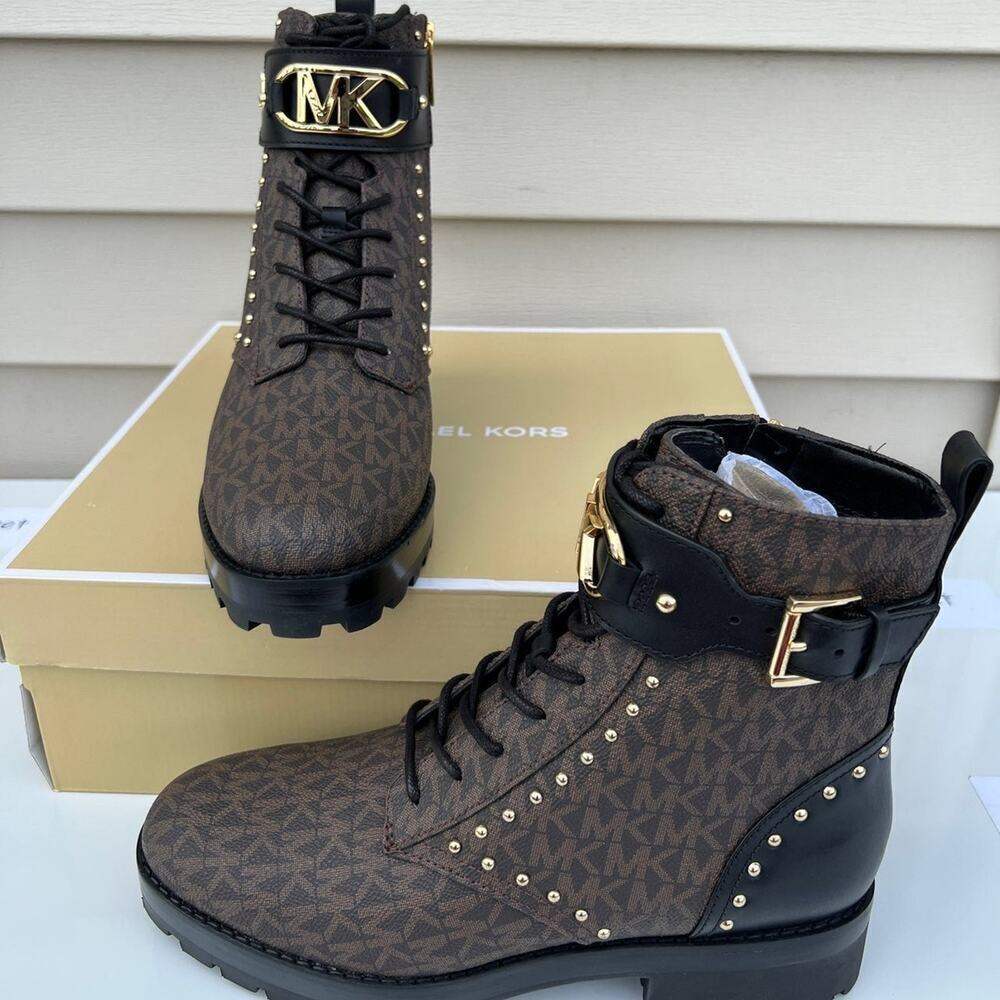 Michael kors boot Kincaid Lace up boots -Brown